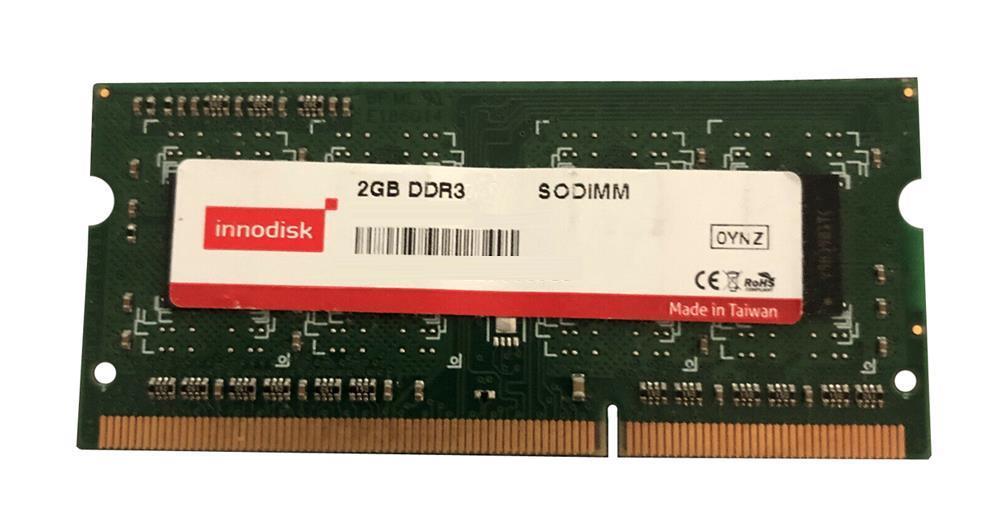 M3ST-2GSJCL0E-F Innodisk 2GB PC3-14900 DDR3-1866MHz non-ECC Unbuffered CL13 204-Pin SoDimm 1.35V Low Voltage Single Rank Memory Module