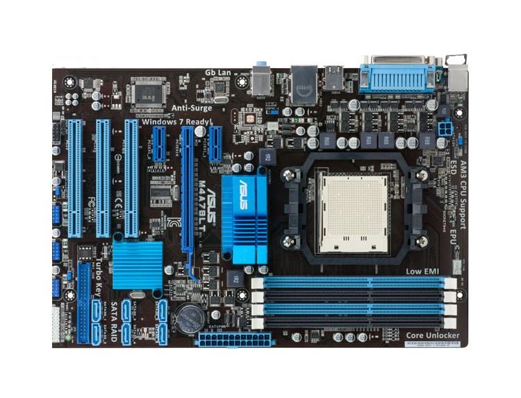 M4A78LT ASUS Socket AM3 AMD 760G + SB710 Chipset AMD Phenom II/ AMD Athlon II/ AMD Sempron 100 Series Processors Support DDR3 4x DIMM 6x SATA 3.0Gb/s ATX Motherboard (Refurbished)