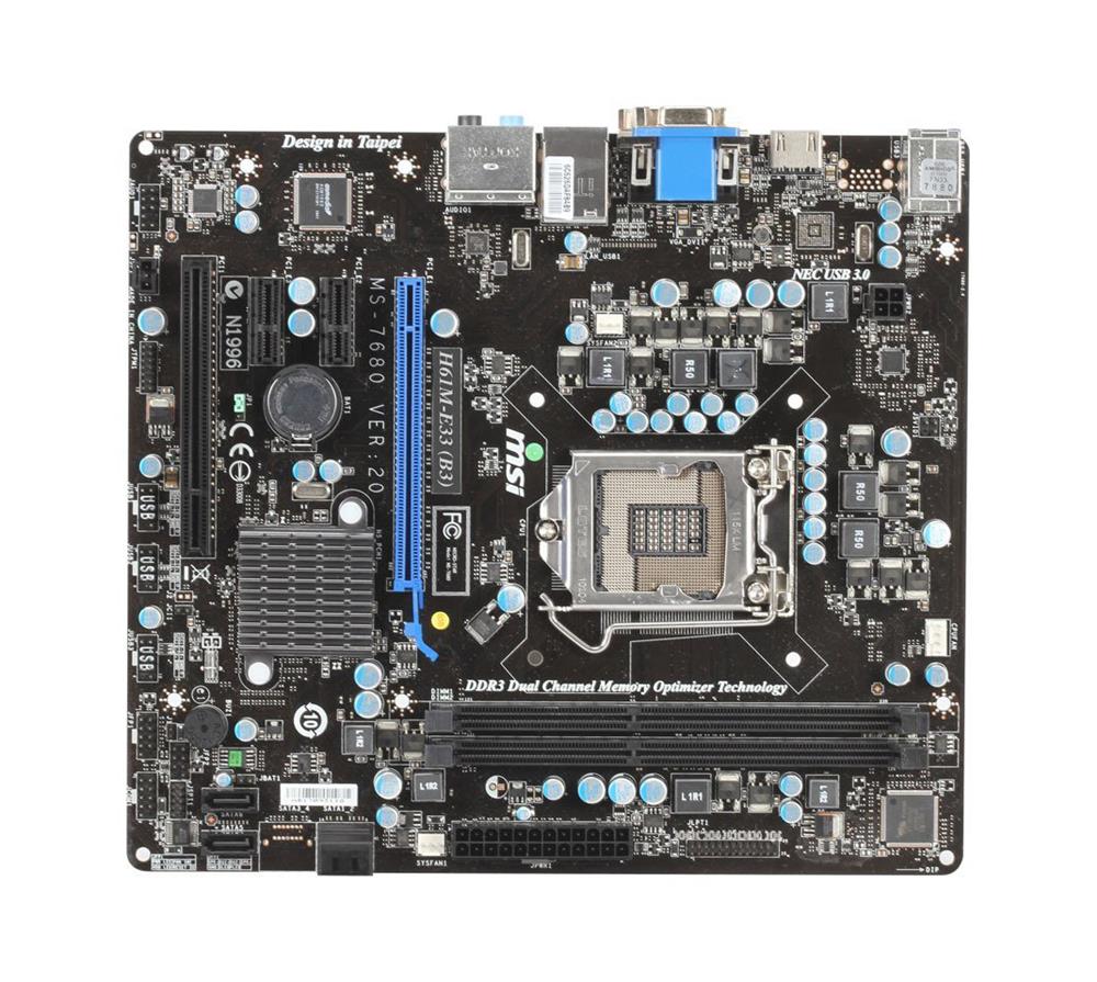 M4L-80092447 MSI H61M-E33 (B3) Motherboard