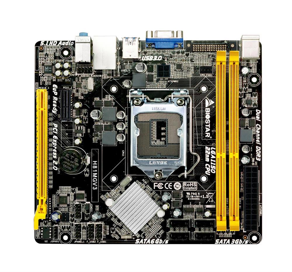 M4L-80104877 Biostar H81MDV3 Motherboard