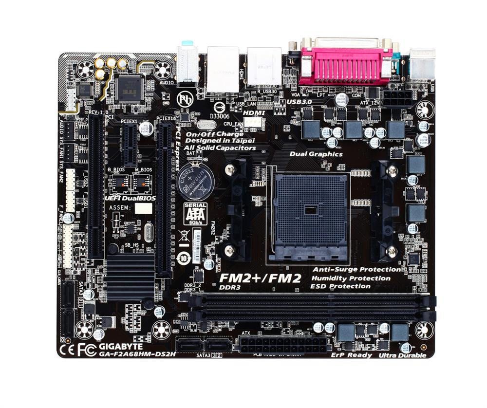 M4L-80119161 Gigabyte Tech GA-F2A68HM-DS2H Motherboard