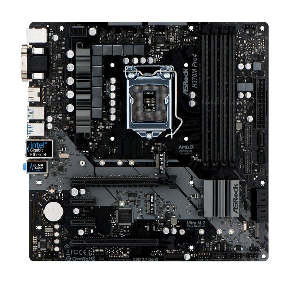M4L-80125397 ASRock H370M Pro4 Motherboard