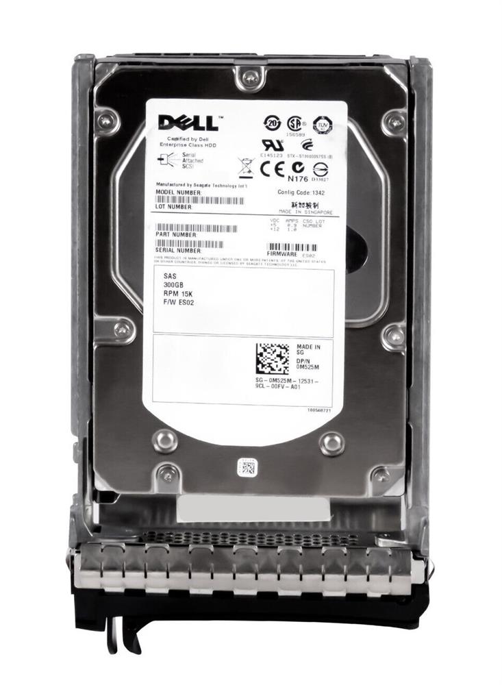 M525M Dell 300GB 15000RPM SAS 6Gbps Hot Swap 16MB Cache 3.5-inch Internal Hard Drive