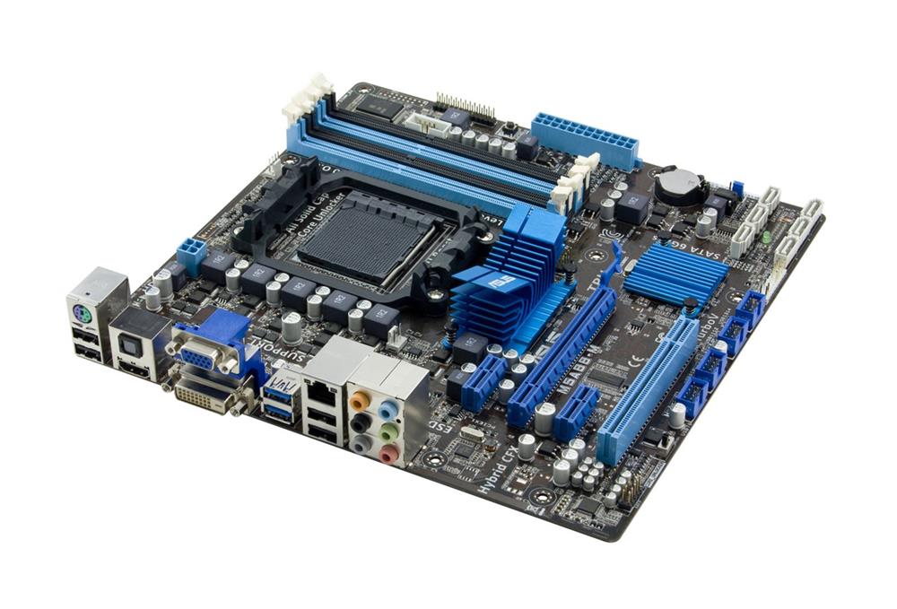 M5A88-M ASUS Socket AM3+ AMD 870 + SB850 Chipset AMD Phenom II/ AMD Athlon II/ AMD Sempron 100 Series Processors Support DDR3 4x DIMM 6x SATA 3.0G/s ATX Motherboard (Refurbished)