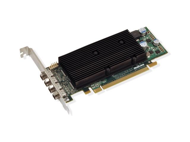 M9148-E1024LAF Matrox Graphics M9148LP 1GB PCI Express x16 DVI/ 4x mini DisplayPort Low Profile Video Graphics Card