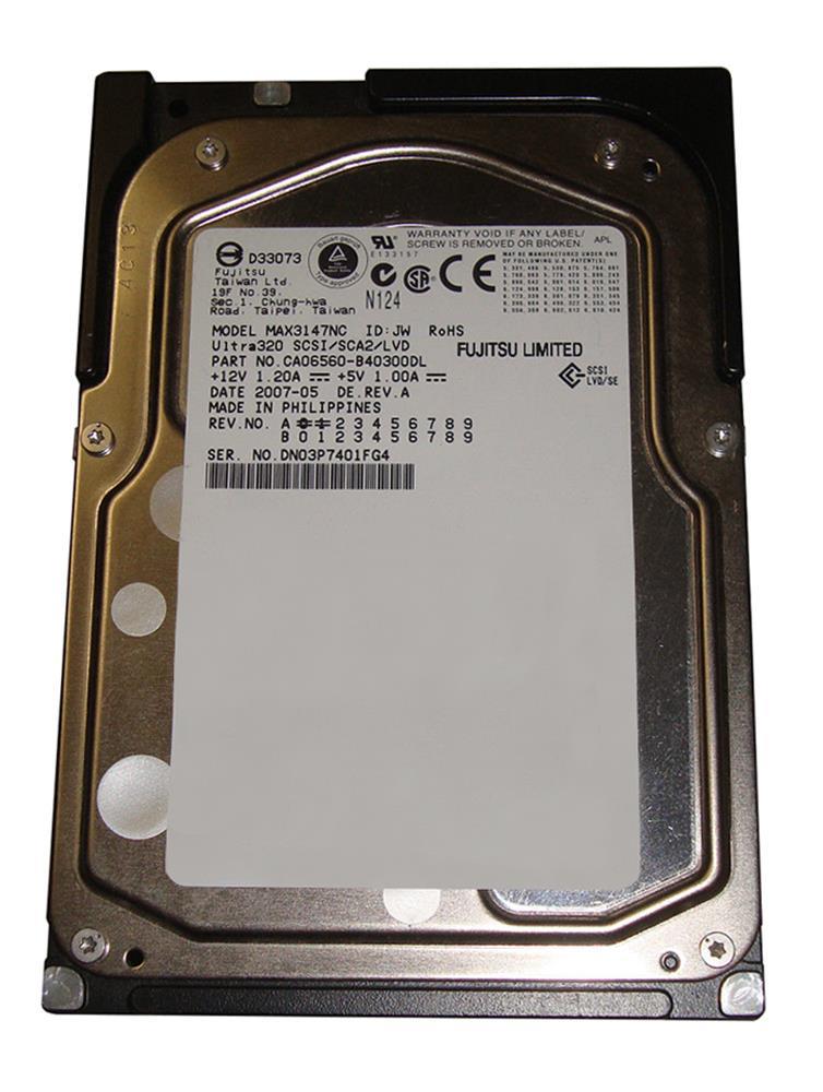 MAX3147NC-20PK Fujitsu Enterprise 147GB 15000RPM Ultra-320 SCSI 80-Pin 8MB Cache 3.5-inch Internal Hard Drive (20-Pack)