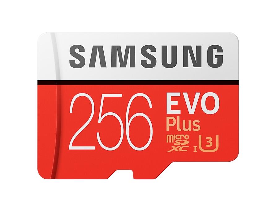 MB-MC256GA/EU Samsung EVO 256GB microSDXC UHS-I Flash Memory Card with Adapter