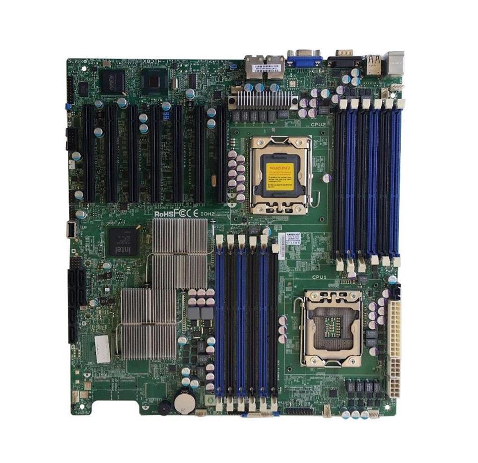 MB-X8DTHIB SuperMicro X8DTH-I Dual Socket LGA 1366 Intel 5520 Chipset Xeon 5600/ 5500 Series Processors Support Extended-ATX Server Motherboard (Refurbished)