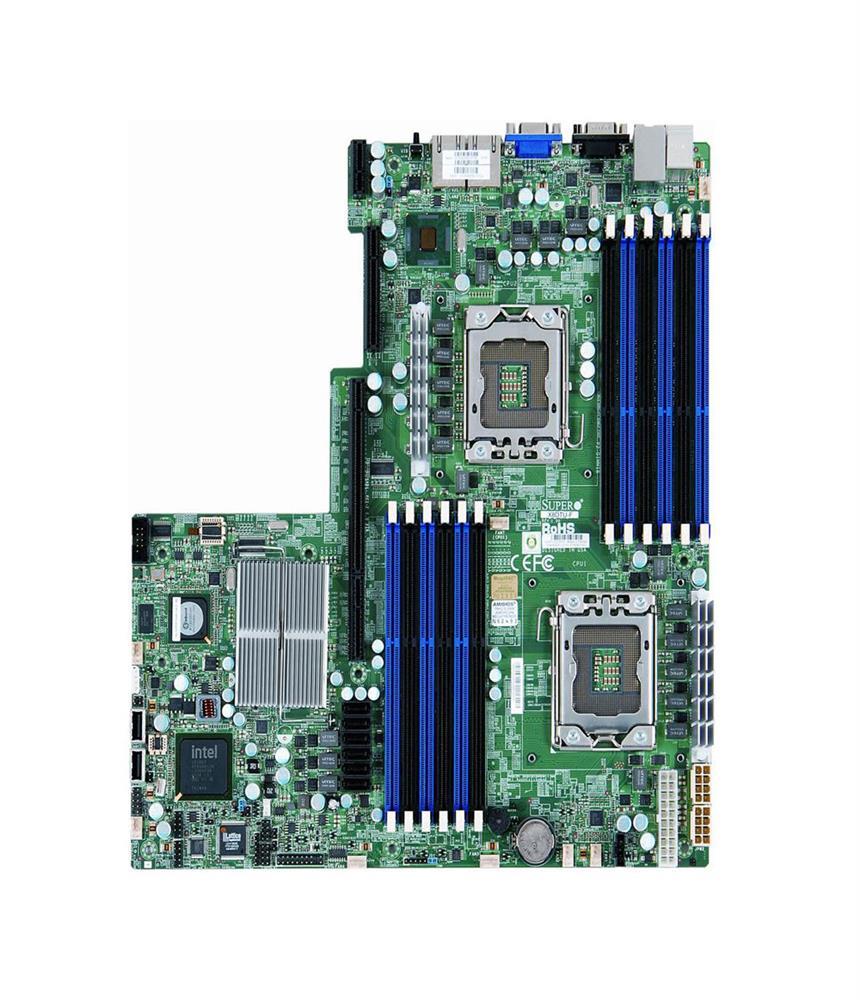 MB-X8DTUF SuperMicro X8DTU-F Dual Socket LGA 1366 Intel 5520 Chipset Intel Xeon 5600/5500 Series Processors Support DDR3 12x DIMM 6x SATA2 3.0Gb/s Proprietary Server Motherboard (Refurbished)