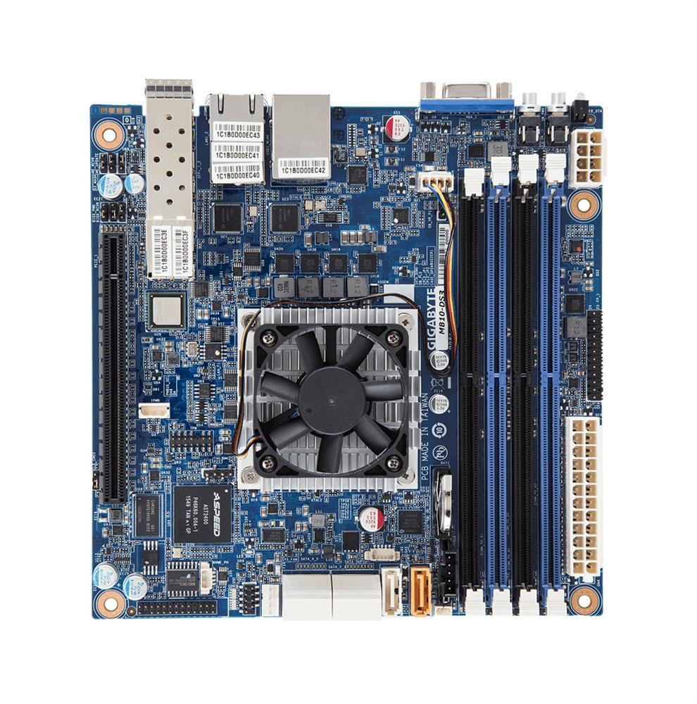MB10-DS3(rev.1.3) Gigabyte Socket BGA 1667 Xeon D-1541 Processors Support DDR4 4x DIMM 6x SATA 6.0Gb/s Mini-ITX Server Motherboard (Refurbished) MB10-DS3 (rev. 1.3)