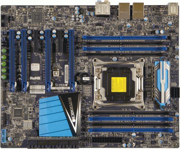 MBD-C7X99-OCE-O SuperMicro C7X99-OCE Socket LGA 2011 Intel X99 Chipset Core i7 / i7 Extreme Edition / Xeon E5-1600 v4/v3 Xeon E5-2600 v4/v3 Processors Support DDR4 8x DIMM 6x SATA3 6.0Gb/s ATX Motherboard (Refurbished)