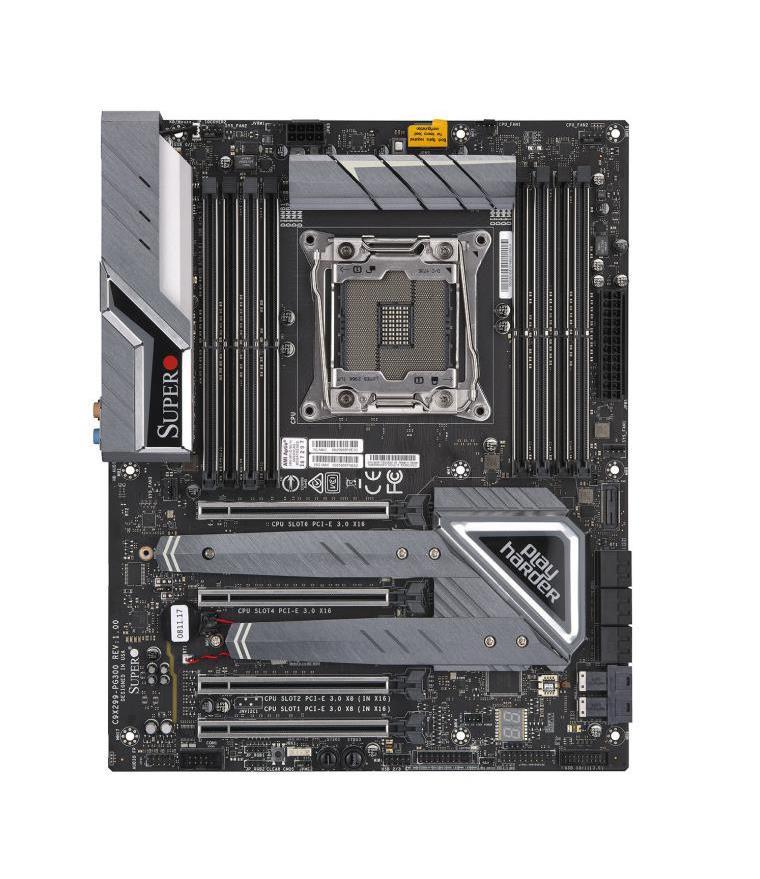MBD-C9X299-PG SuperMicro C9X299-PG Socket LGA 2066 Intel X299 Chipset Core i7 / i5 X-Series / i9 X-Series / i9 Extreme Series Processors Support DDR4 8x DIMM 6x SATA3 6.0Gb/s ATX Motherboard (Refurbished)
