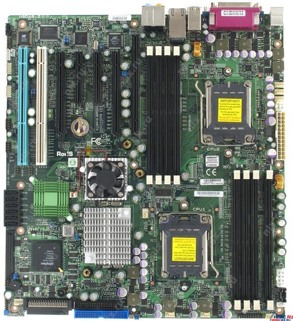 MBD-H8DA8-2-B SuperMicro H8DA8-2 Dual Socket 1207 Nvidia MCP55 Pro + IO-55 Chipset AMD Opteron 2000 Series/ Quad Core/ Dual Core Processors Support DDR2 8x DIMM 6x SATA2 3.0Gb/s Extended-ATX Server Motherboard (Refurbished)
