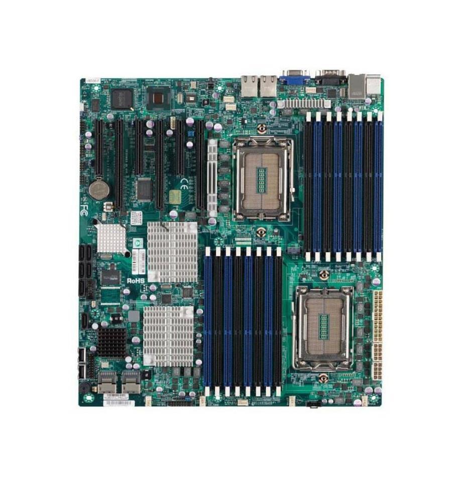 MBD-H8DG6-O SuperMicro Socket G34 AMD SR5690 + SP5100 Chipset AMD Opteron 6000 Series Processors Support DDR3 16x DIMM 6x SATA2 3.0Gb/s E-ATX Server Motherboard (Refurbished)