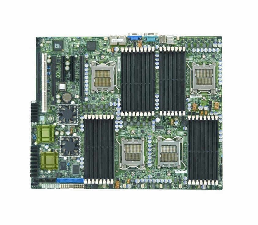 MBD-H8QM3-2-B SuperMicro Quad Socket 1207 Nvidia MCP55 Pro Chipset AMD Opteron 8000 Series Processors Support DDR2 32x DIMM 6x SATA2 3.0Gb/s Proprietary Server Motherboard (Refurbished)
