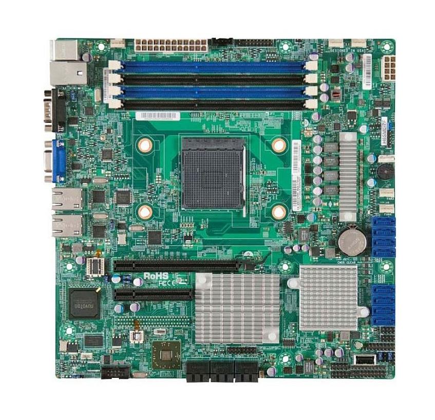 MBD-H8SML-7F-O SuperMicro H8SML-7F Socket AM3+ AMD SR5650 + SP5100 Chipset AMD Opteron Series Processors Support DDR3 4x DIMM 6x SATA2 6.0Gb/s Micro-ATX Server Motherboard (Refurbished)
