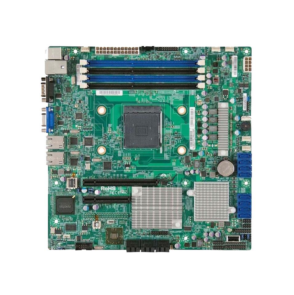 MBD-H8SML-I-O SuperMicro Socket AM3+ AMD SR5650 + SP5100 Chipset AMD Opteron 3000 Series Processors Support DDR3 4x DIMM 6x SATA2 6.0Gb/s Micro-ATX Server Motherboard (Refurbished)