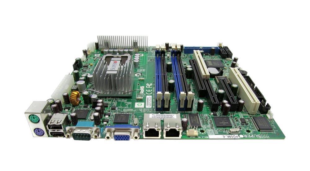 MBD-PDSML-E+-B SuperMicro PDSML-E+ Socket LGA 775 Intel 3010 Chipset Intel Xeon 3200/3000 Series / Core 2 Quad/Duo / Pentium D/ Pentium Extreme Edition/ Pentium 4/ Celeron D Processors Support DDR2 4x DIMM 4x SATA 3.0Gb/s Micro-ATX Server Motherboard (Refurbished)