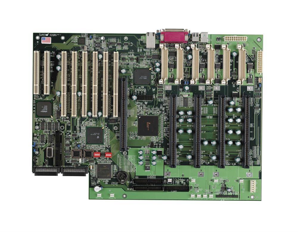 MBD-S2QR6-O SuperMicro S2QR6 Socket Slot 2 ServerWorks Serverset III HE Chipset Intel Pentium III Processors Support SDRAM 16x DIMM SWTX Motherboard (Refurbished)