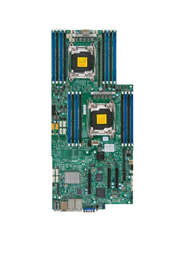 MBD-X10DRFF-CTG-B SuperMicro X10DRFF-CTG Dual Socket R3 LGA 2011 Intel C612 Chipset Xeon E5-2600 v4/v3 Processors Support DDR4 16x DIMM 10x SATA3 6.0Gb/s Proprietary Server Motherboard (Refurbished)