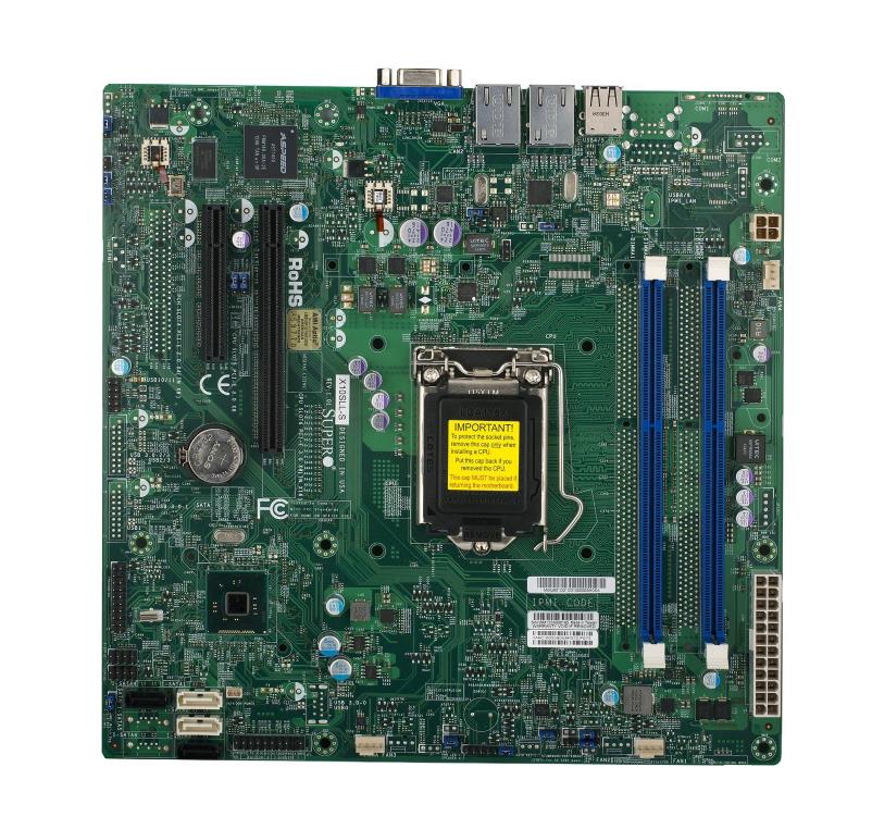 MBD-X10SLL-SF SuperMicro X10SLL-SF Socket LGA 1150 Intel C222 Express Chipset Xeon E3-1200 v3/ 4th Gen Core i3/ Pentium/ Celeron Processors Support DDR3 2x DIMM 2x SATA3 6.0Gb/s Micro-ATX Server Motherboard (Refurbished)