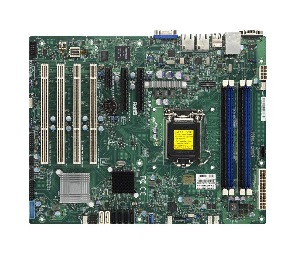 MBD-X10SLX-F-B SuperMicro X10SLX-F Socket LGA 1150 Intel C222 Express Chipset Intel Xeon E3-1200 v3/v4 4th Generation Core i3/ Pentium/ Celeron Processors Support DDR3 4x DIMM 2x SATA3 6.0Gb/s ATX Server Motherboard (Refurbished)