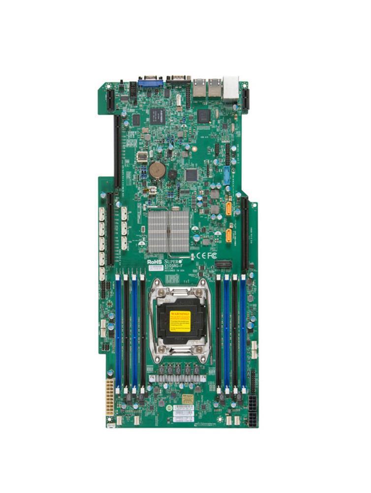 MBD-X10SRG-F-O SuperMicro X10SRG-F Socket LGA 2011 Intel C612 Chipset Intel Xeon E5-2600/E5-1600 v4/v3 Processors Support DDR4 8x DIMM 10x SATA3 6.0Gb/s Proprietary Server Motherboard (Refurbished)