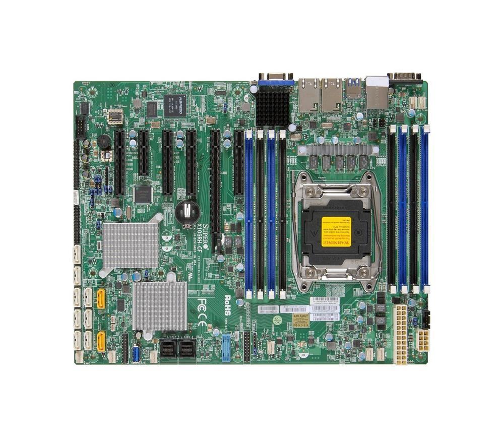 MBD-X10SRH-CF-B SuperMicro X10SRH-CF Socket R3 LGA 2011 Xeon E5-1600 / E5-2600 v4 / v3 Intel C612 Chipset DDR4 8 x DIMM 10 x SATA 6Gbps 8 x SAS 12 Gbps ATX Server Motherboard (Refurbished)