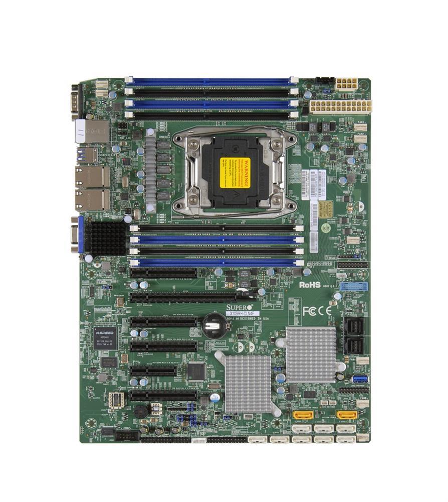 MBD-X10SRH-CLN4F-O SuperMicro X10SRH-CLN4F Socket R3 LGA 2011 Xeon E5-1600 / E5-2600 v4 / v3 Intel C612 Chipset DDR4 8 x DIMM 10 x SATA 6Gbps 8 x SAS 12 Gbps ATX Server Motherboard (Refurbished)