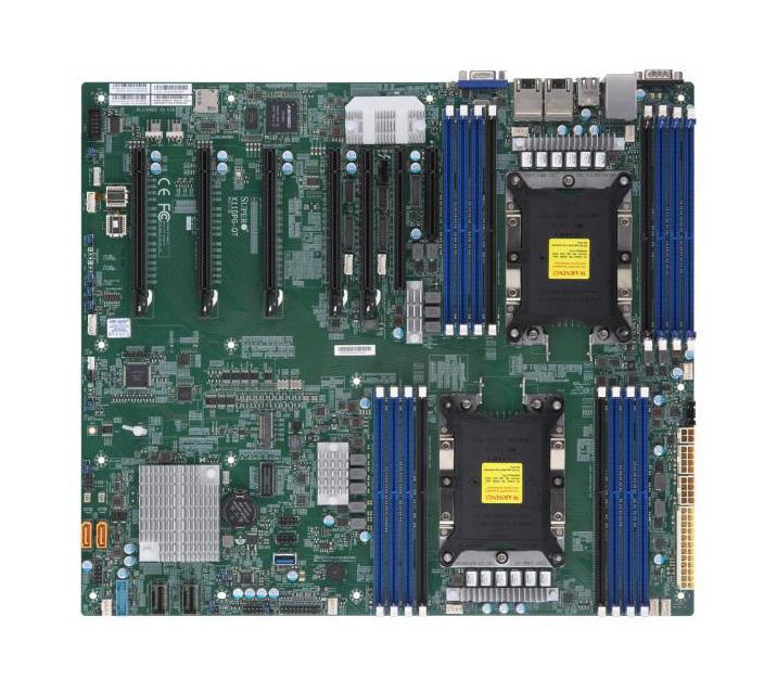 MBD-X11DPG-QT-B SuperMicro X11DPG-QT Socket LGA 3647 Intel C621 Chipset Intel Xeon Scalable Processors Support DDR4 16x DIMM 10x SATA3 6.0Gb/s Proprietary Server Motherboard (Refurbished)