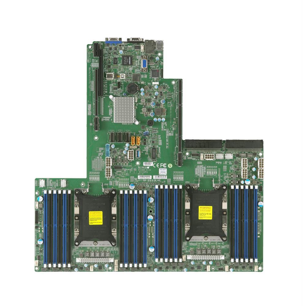 MBD-X11DPU-V SuperMicro X11DPU-V Dual Socket LGA 3647 2nd Generation Intel Xeon Scalable Processors Support DDR4 24x DIMM 14x SATA3 6.0Gb/s Proprietary Ultra/WIO Server Motherboard (Refurbished)
