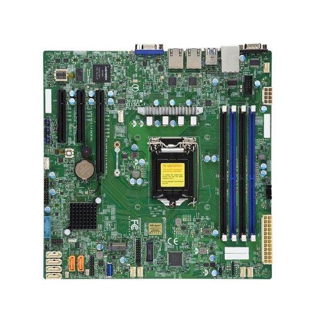 MBD-X11SCL-F SuperMicro X11SCL-F Socket LGA 1151 Intel C242 Chipset Intel Xeon E-2100/ 8th Generation Core i3 Processors Support DDR4 4x DIMM 6x SATA3 6.0Gb/s Micro-ATX Motherboard (Refurbished)