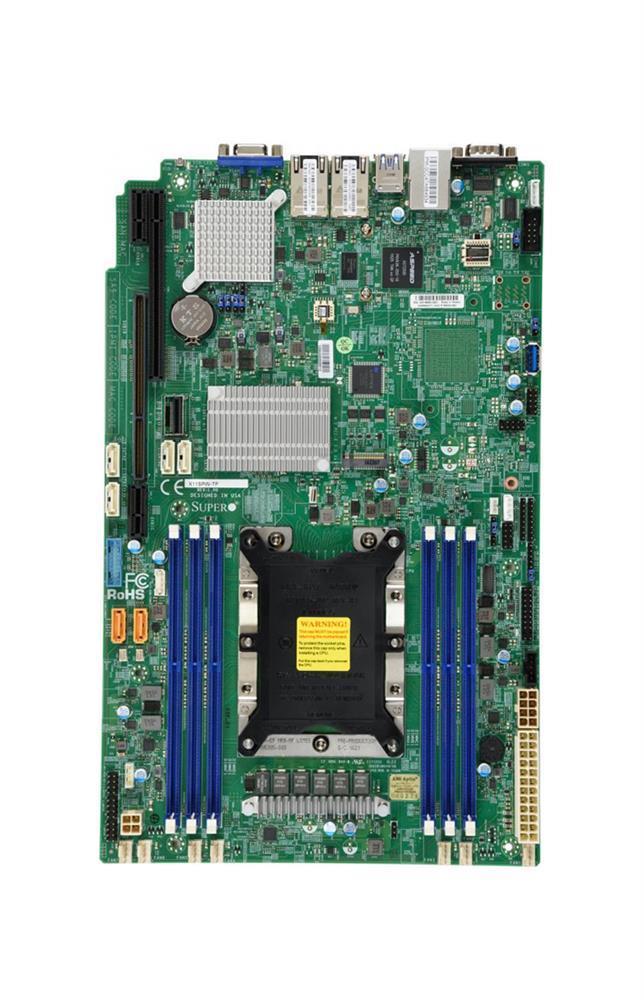 MBD-X11SPW-TF-O SuperMicro X11SPW-TF Socket LGA-3647 Intel C622 Chipset Intel Xeon Scalable Processors Support DDR4 6x DIMM 10x SATA3 6.0Gb/s Proprietary WIO Server Motherboard (Refurbished)