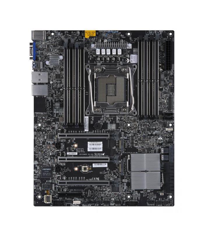 MBD-X11SRA-RF SuperMicro X11SRA-RF Socket LGA 2066 Intel C422 Chipset Intel Xeon Processors Support DDR4 8x DIMM 6x SATA3 6.0Gb/s ATX Server Motherboard (Refurbished)