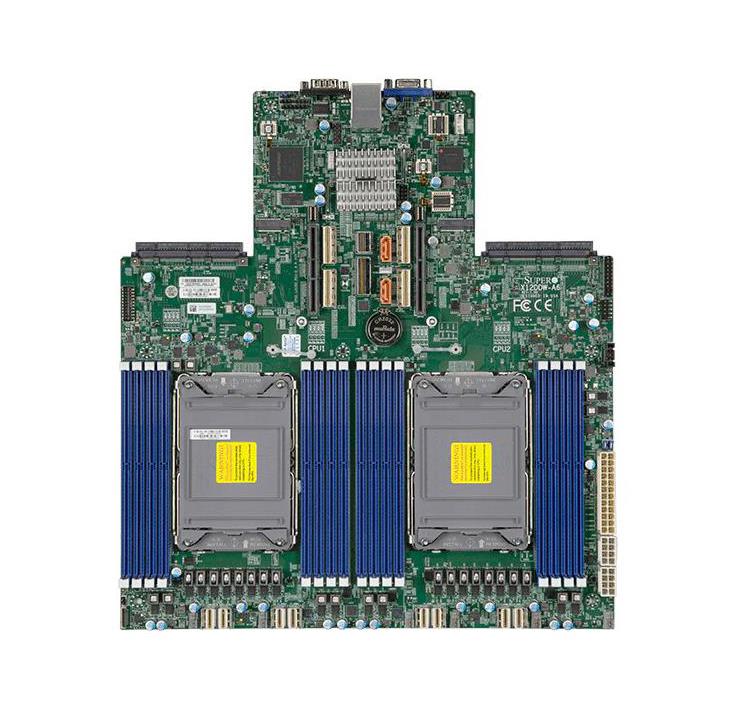 MBD-X12DDW-A6 SuperMicro X12DDW-A6 Dual Socket LGA 4189 Intel C621A Chipset Intel Xeon Scalable processors Support DDR4 16x DIMM 10x SATA3 6.0Gb/s Proprietary WIO Server Motherboard (Refurbished)