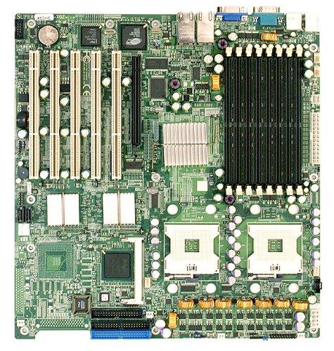 MBD-X6DHE-XG2-O SuperMicro X6DHE-XG2 Dual Socket mPGA604 Intel E7520 Chipset Dual Xeon Processors Support DDR2 8x DIMM 2x SATA Extended-ATX Server Motherboard (Refurbished)