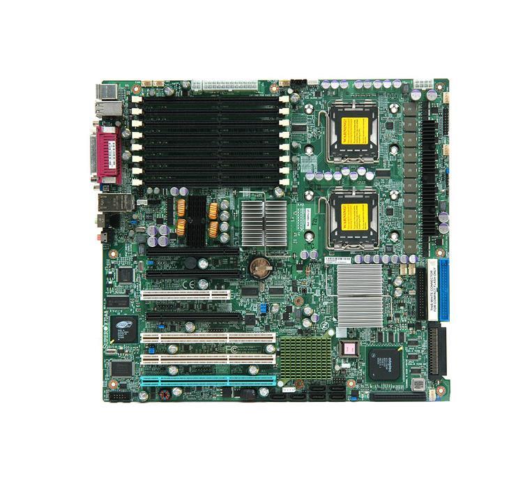 MBD-X7DA8-0 SuperMicro X7DA8 Dual Socket LGA 771 Intel 5000X Chipset Quad/Dual 64-Bit Intel  Xeon Processors Support DDR2 8x DIMM 6x SATA2 Extended ATX Server Motherboard (Refurbished)