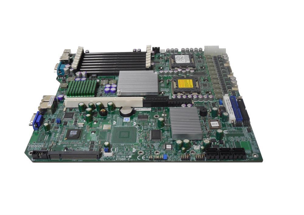 MBD-X7DBR-E-B SuperMicro X7DBR-E Dual Socket LGA 771 Intel 5000P Chipset Quad & Dual 64-Bit Intel Xeon Processors Support DDR2 8x DIMM 6x SATA 3.0Gb/s Extended-ATX Server Motherboard (Refurbished)