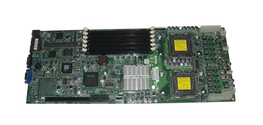 MBD-X7DCT-B SuperMicro X7DCT Dual Socket LGA 771 Intel 5100 Chipset Dual 64 Intel Xeon Processors Support DDR2 6x DIMM 4x SATA 3.0Gb/s Proprietary Server Motherboard (Refurbished)