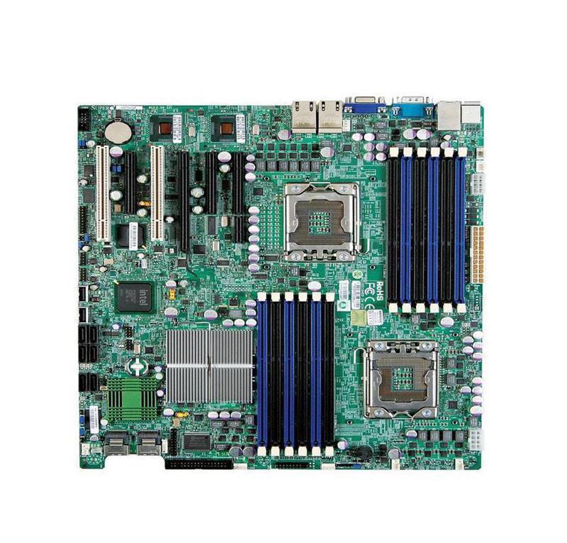 MBD-X8DT3 SuperMicro X8DT3 Dual Socket LGA 1366 Intel 5520 Chipset Intel Xeon 5600/5500 Series Processors Support DDR3 12x DIMM 6x SATA2 3.0Gb/s Extended-ATX Server Motherboard (Refurbished)