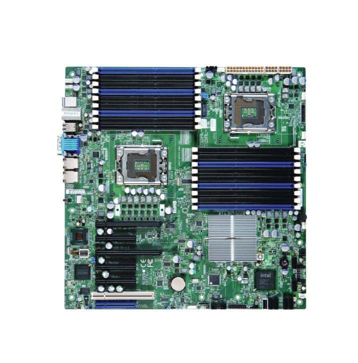 MBD-X8DTN+-F-O SuperMicro X8DTN+-F Dual Socket LGA 136 Intel 5520 Chipset Intel Xeon 5600/5500 Series Processors Support DDR3 18x DIMM 6x SATA2 3.0Gb/s Enhanced Extended-ATX Server Motherboard (Refurbished)