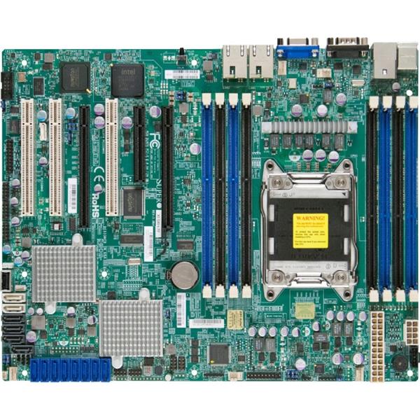 MBD-X8DTW-6F+-O SuperMicro X8DTW-6F+ Dual Socket LGA 1366 Intel 5520 Chipset Intel 5500 Series Processors Support DDR3 18x DIMM 2x SATA 3.0Gb/s Server Motherboard (Refurbished)