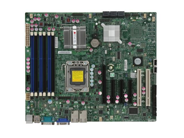 MBD-X8STE-O SuperMicro X8STE Socket LGA 1366 Intel X58 Express Chipset Intel Core i7/ i7 Extreme Edition / Xeon 5600/5500 Series Processors Support DDR3 6x DIMM 6x SATA 3.0Gb/s ATX Server Motherboard (Refurbished)