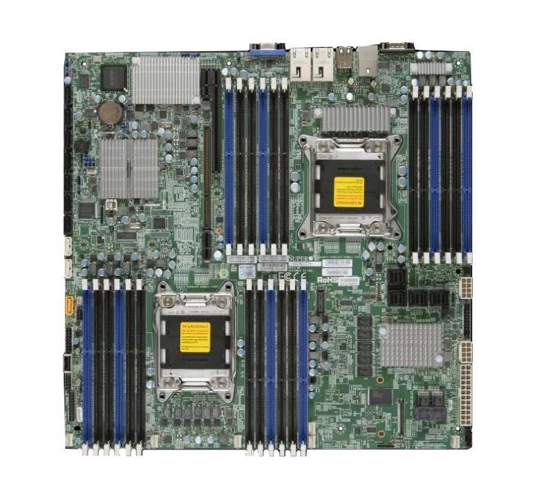 MBD-X9DRD-CT+-B SuperMicro X9DRD-CT+ Socket LGA 2011 Intel C602 Chipset Intel Xeon E5-2600/ E5-2600v2 Processors Support DDR3 24x DIMM 8x SATA3 3.0Gb/s Enhanced Extended-ATX Motherboard (Refurbished)

