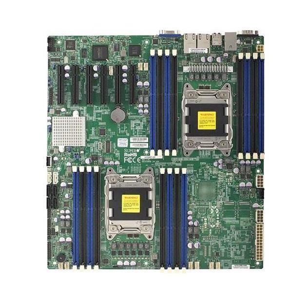 MBD-X9DRD-EF-O SuperMicro X9DRD-EF Dual Socket LGA 2011 Intel C602J Chipset Intel Xeon E5-2600/E5-2600 v2 Processor Support DDR3 16x DIMM 2x SATA2 3.0Gb/s E-ATX Server Motherboard (Refurbished)