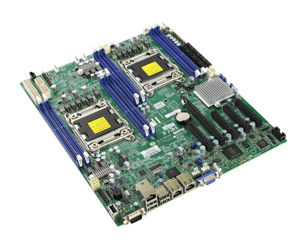 MBD-X9DRD-IF-O SuperMicro X9DRD-IF Dual Socket LGA 2011 Intel C602 Chipset Intel Xeon E5-2600/E5-2600 v2 Processors Support DDR3 8x DIMM 2x SATA 3.0Gb/s E-ATX Server Motherboard (Refurbished)