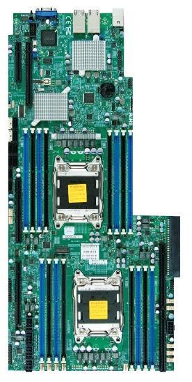 MBD-X9DRG-HTF SuperMicro X9DRG-HTF Dual Socket LGA 2011 Intel C602 Chipset Xeon E5-2600/ E5-2600 v2 Processors Support DDR3 8x DIMM 8x SATA2 3.0Gb/s Proprietary Server Motherboard (Refurbished)
