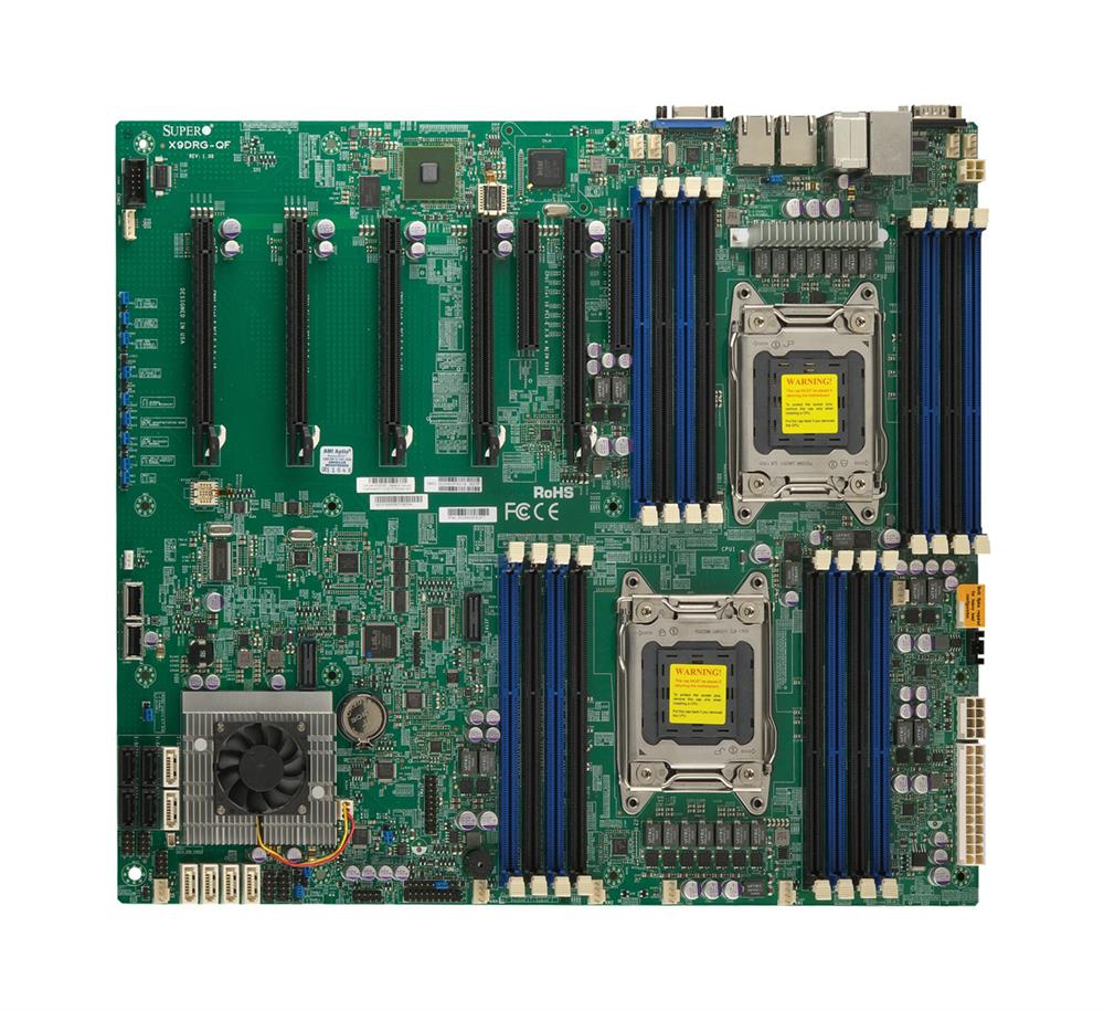 MBD-X9DRG-QF SuperMicro X9DRG-QF Dual Socket LGA 2011 Intel C602 Chipset intel Xeon E5-2600/E5-2600 v2 Processors Support DDR3 16x DIMM 2x SATA3 6.0Gb/s Proprietary Server Motherboard (Refurbished)