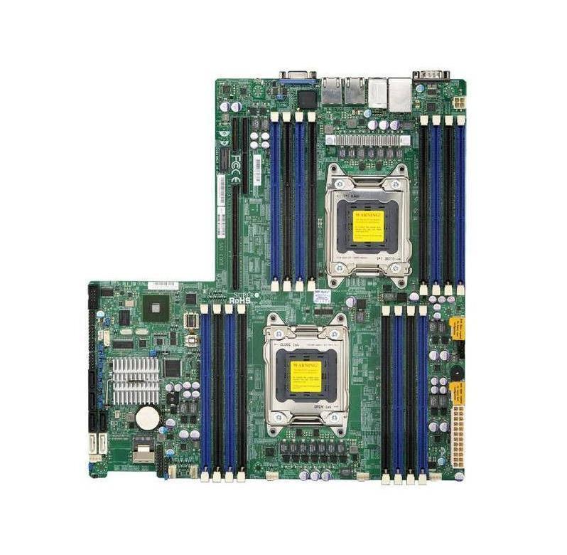 MBD-X9DRW-CTF31-B SuperMicro X9DRW-CTF31 Dual Socket LGA 2011 Intel C602J Chipset Xeon E5-2600/ E5-2600 V2 Processors Support DDR3 16x DIMM 2x SATA3 6.0Gb/s Proprietary WIO Server Motherboard (Refurbished)