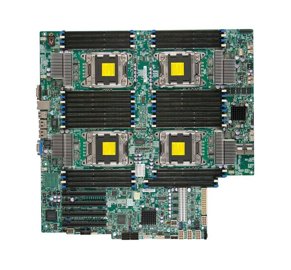 MBD-X9QRI-F+ SuperMicro X9QRI-F+ Quad Socket LGA 2011 Intel C602 Chipset Xeon E5-4600 v2/E5-4600 Series Processors Support DDR3 32x DIMM 2x SATA2 3.0Gb/s Proprietary Server Motherboard (Refurbished)